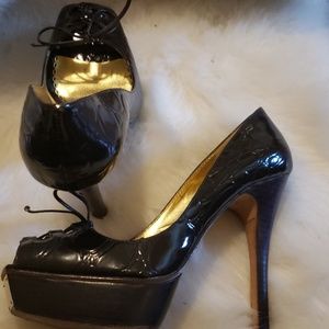bebe Shoes - Bebe - Brown patent leather heel, size 8 bebe Shoes - Bebe - Brown patent leather heel, size 8